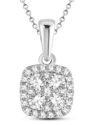 14k 0.50ct Diamond Pendant