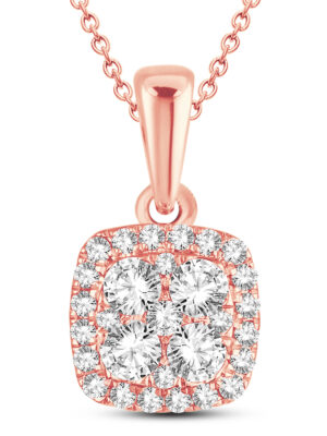 14k 0.50ct Diamond Pendant