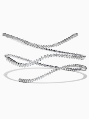 Effy 14K White Gold Diamond Bracelet