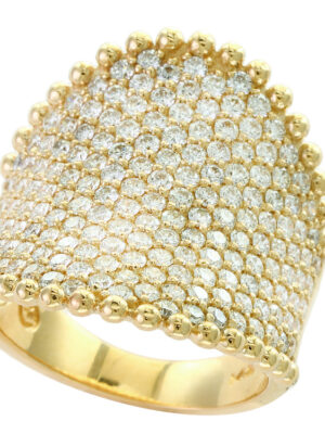 EFFY 14K YELLOW GOLD DIAMOND RING