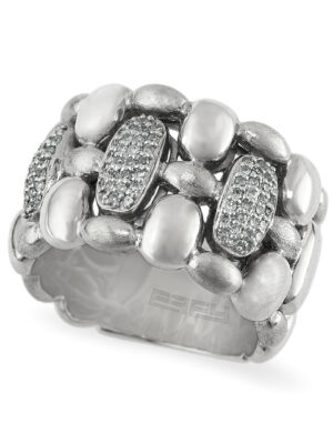 Effy 925 Sterling Silver Diamond Ring