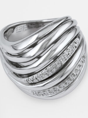 Effy 925 Sterling Silver Diamond Ring