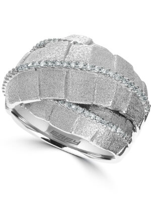 Effy 925 Sterling Silver Diamond Ring