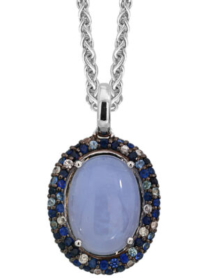 EFFY 925 STERLING SILVER BLUE CHAL.