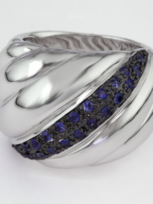 Effy 925 Sterling Silver Sapphire Ring