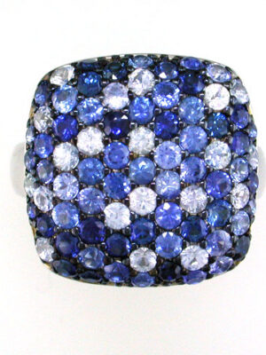 EFFY 925 STERLING SILVER SAPPHIRE RING