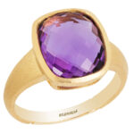 Effy 14K Rose & White Gold Amethyst Ring
