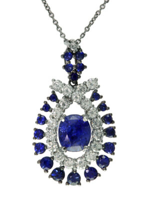 EFFY 18K WHITE GOLD  PENDANT