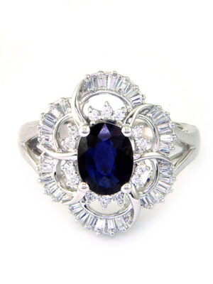 (PERFECT 10 BY EFFY) 10K WHITE GOLD  RING