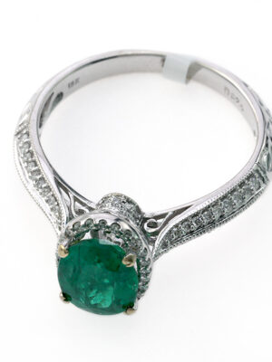 EFFY 18K WHITE GOLD  RING