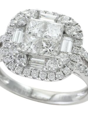 EFFY 14K WHITE GOLD  RING