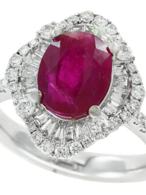 EFFY 18K WHITE GOLD  RING