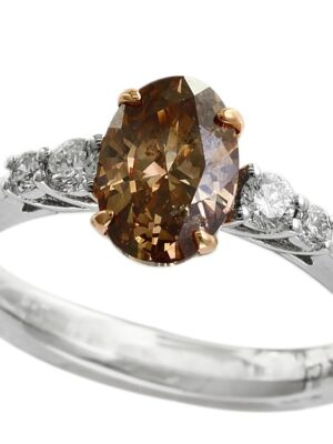 EFFY 18K WHITE/ROSE GOLD  RING