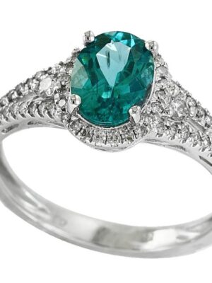 EFFY 14K WHITE GOLD , DIAMOND AND APETITE RING