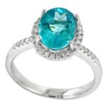 EFFY 18K WHITE GOLD , DIAMOND AND APETITE RING