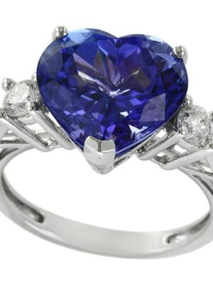 EFFY 14K WHITE GOLD  TANZANITE RING
