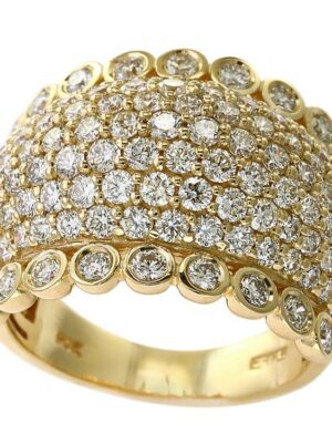 EFFY 14K YELLOW GOLD DIAMOND RING