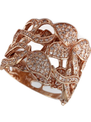 Effy 14K Rose Gold Diamond Ring
