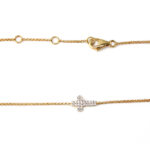 EFFY 14K YELLOW GOLD DIAMOND BRACELET