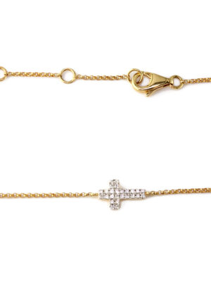 EFFY 14K YELLOW GOLD DIAMOND BRACELET