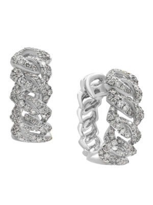 Effy 14K White Gold Diamond Earrings