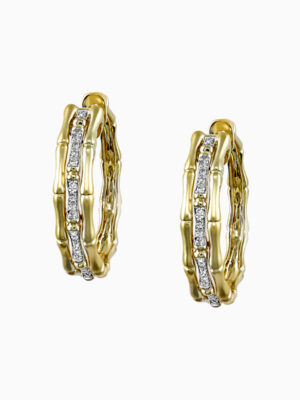 Effy 14K Yellow Gold Diamond Earrings