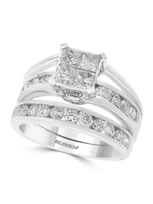 Effy 14K White Gold Diamond Ring