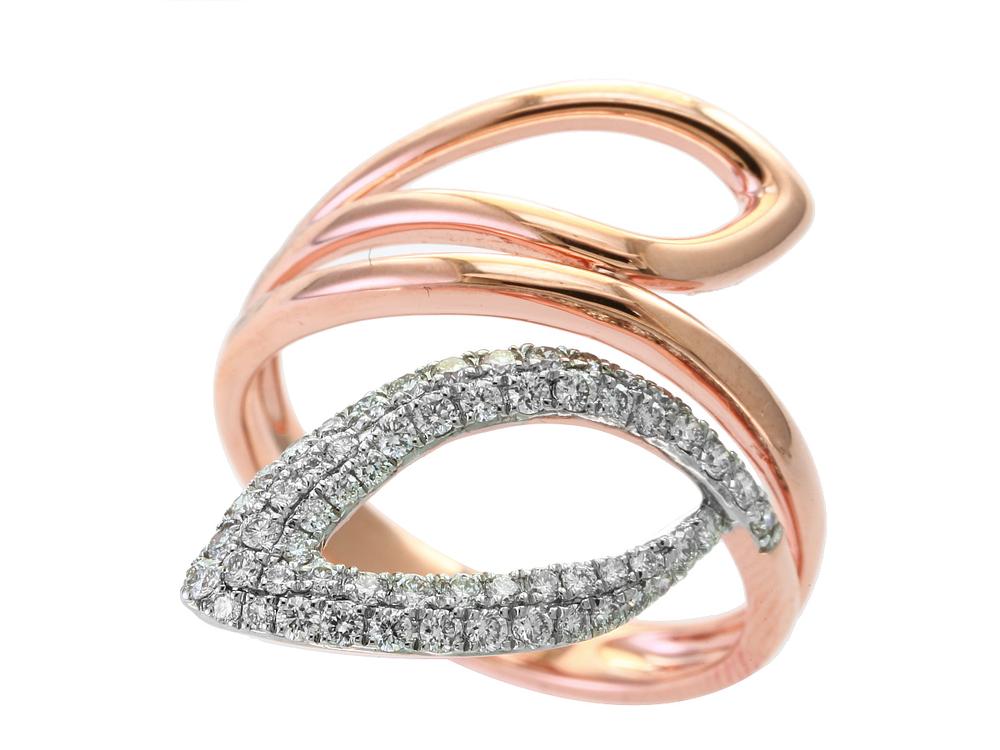 Effy Pave Rose by Effy Diamond Ring