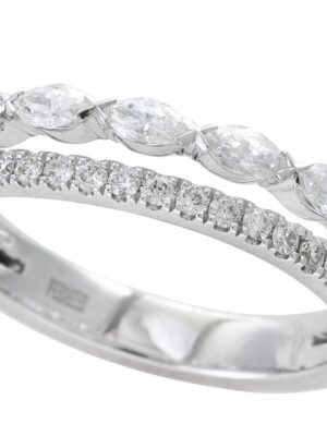 EFFY 14K WHITE GOLD DIAMOND RING