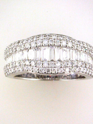 EFFY 14K WHITE GOLD DIAMOND RING