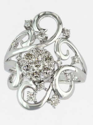 Effy 14K White Gold Diamond Ring