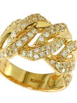 EFFY 14K YELLOW GOLD DIAMOND RING