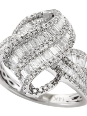 EFFY 14K WHITE GOLD DIAMOND RING