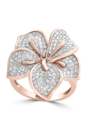 Effy 14K Rose Gold Diamond Ring