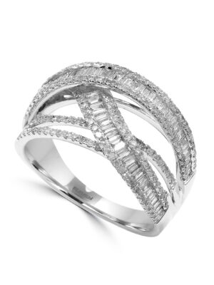 Effy 14K White Gold Diamond Ring