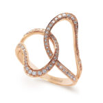 Effy 14K Rose Gold Diamond Ring
