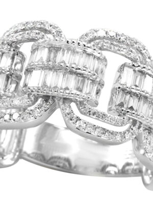 EFFY 14K WHITE GOLD DIAMOND RING