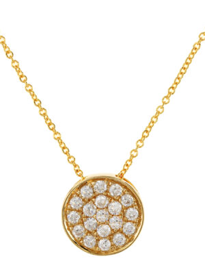 Effy 14K Yellow Gold Diamond Pendant