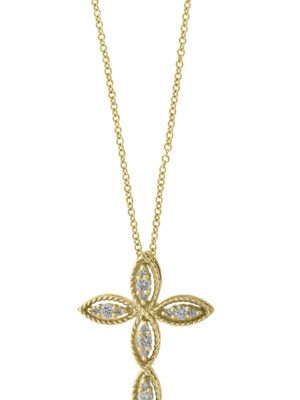 Effy 14K Yellow Gold Diamond Pendant