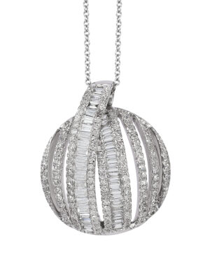 Effy 14K White Gold Diamond Pendant
