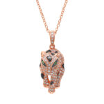 Effy 14K Rose Gold Diamond,Tsavorite Pendant