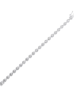 14KT WHITE GOLD DIAMOND (2 1/2CTW) BRACELET