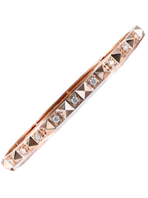 14KT ROSE GOLD DIAMOND (3/8CTW) BANGLE