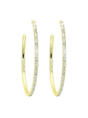 14KT YELLOW GOLD DIAMOND (1/20 CTW) EARRING