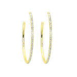 14KT YELLOW GOLD DIAMOND (1/8CTW) EARRING