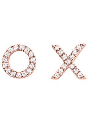 10KT ROSE GOLD DIAMOND (1/20 CTW) EARRING