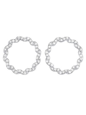 14KT WHITE GOLD DIAMOND (1/2CTW) EARRING