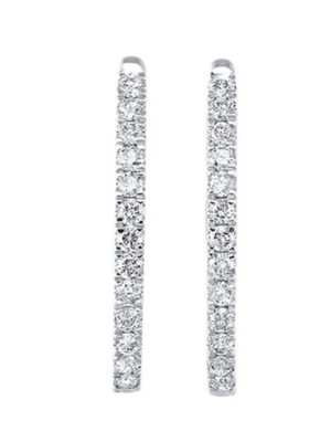14KT WHITE GOLD DIAMOND (1CTW) EARRING