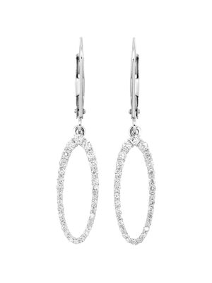 14KT WHITE GOLD DIAMOND (1/2CTW) EARRING