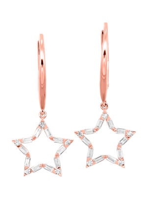 10KT ROSE GOLD DIAMOND (1/2CTW) EARRING